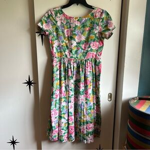 Vintage Floral Dress